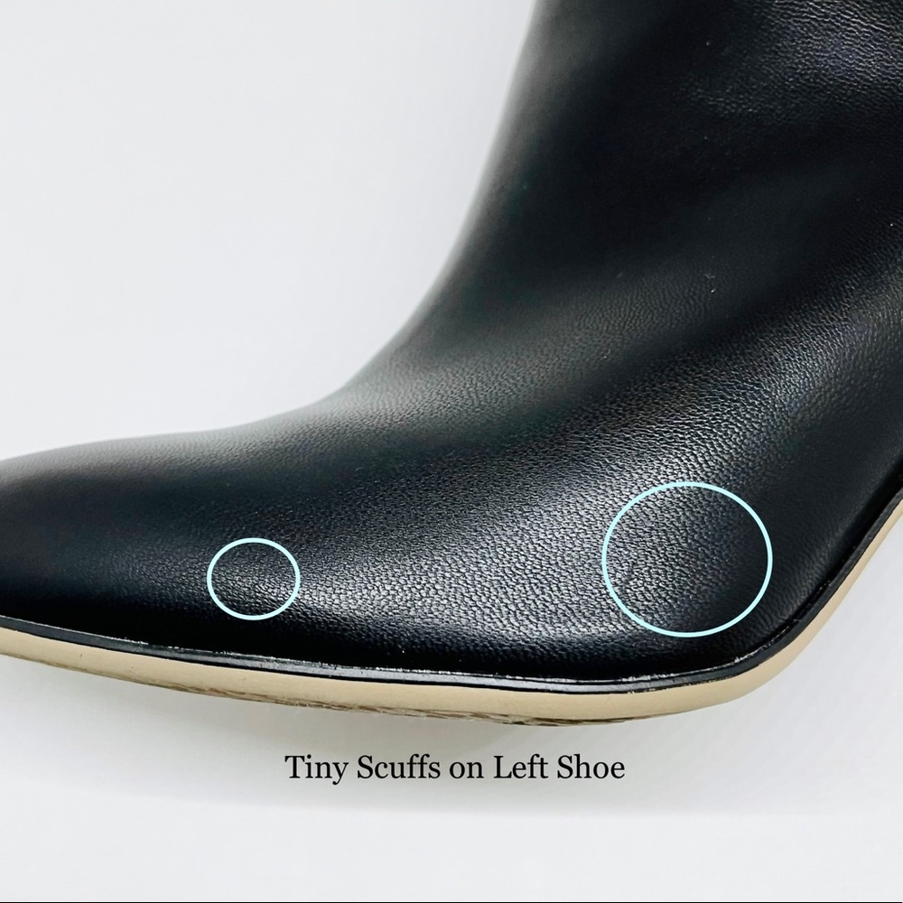 CIRCUS BY SAM EDELMAN — WOMENS ANKLE BOOTS FAUX LEATHER BLOCK HEEL, BLACK, US 7 - Picture 10 of 10